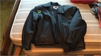 Heavy duty leather jacket -size Large