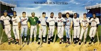 Pre-steroids Signed 500 Hr Club Hitters, Framed