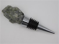 LABRADORITE WINE BOTTLE STOPPER