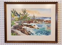 1978 Watercolor Painting Herbie Rose Jamaica