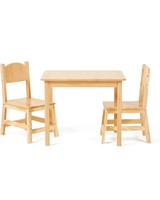 $130 Wood Kids Table Chair Set