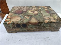 Wooden decorative box 12/8/3