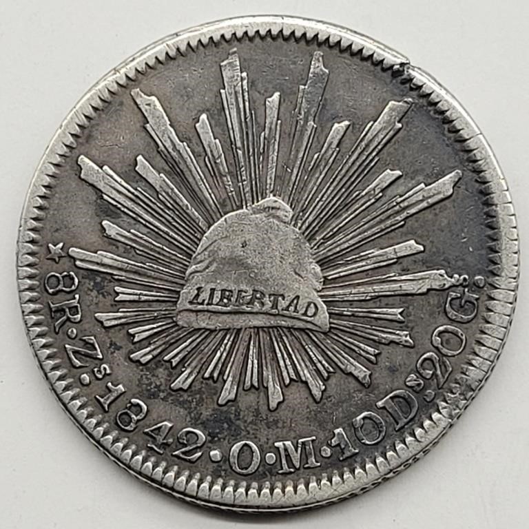 1842 8 REALES