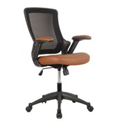 ‘’B’’ MID-BACK MESH TASK OFFICE CHAIR BROWN