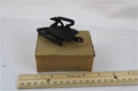 Miniature Cast Iron, Sad Iron & Trivet