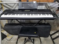 Casio WK-7500 Keyboard W/ Stand And Seat
