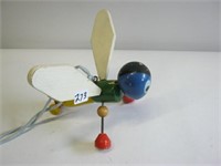 Wooden Bumblebee Pull Toy