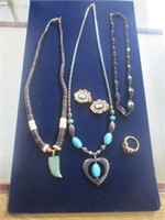 Beautiful Necklaces W/Polished Stones