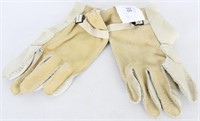 Cattlehide Heavy Duty Gloves NEW size 4 off white