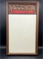 32" BUDWEISER BEER SIGN w/ WHITE BOARD