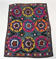 EMBROIDERED SUZANI WALL HANGING