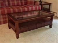 Coffee Table, End Table & Lamp