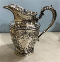 Whiting Sterling Talisman Rose Water Pitcher