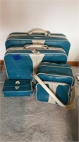 Cream&Teal luggage set
