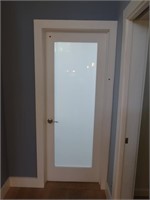 Frosted Glass Door