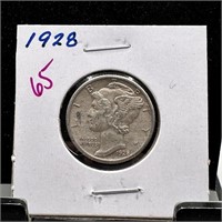 1928 MERCURY SILVER DIME