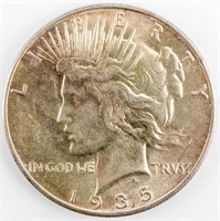 Coin 1935-S  Peace  Silver Dollar Brilliant Unc