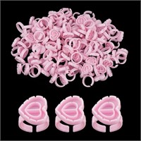 200PCS Lash Glue Rings