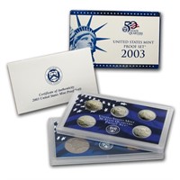 2003 United States Mint Proof Set 10 coins