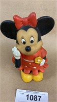 Minnie mouse, vintage plastic figurine bank