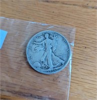 1936 Walking Liberty Half