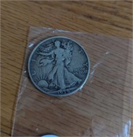 1939 Walking Liberty Half