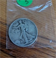 1936 S Walking Liberty Half