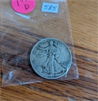 1942 D Walking Liberty Half