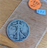 1934 D Walking Liberty Half