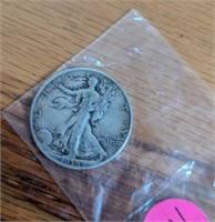 1938 Walking Liberty Half