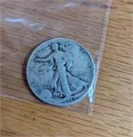 1945 Walking Liberty Half