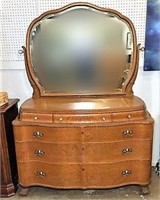 Nice Antique Quarter Sawn Oak Dresser with