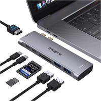 USB C hub, MacBook Pro adapter with 4K HDMI, 1