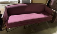 (II) Vintage Purple Couch 77 1/2” x 31” x 32”