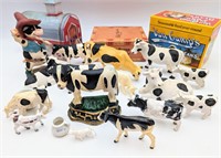 Advertising Tins, Cow Farm Theme Figurines
