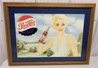 Pepsi-Cola modern framed print