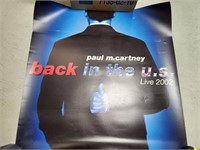Paul McCartney Back in The US Live 2002 Poster