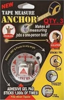 NEW  QTY. 3 - TAPE MEASURE ANCHORS