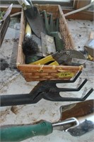 basket of gardening tools