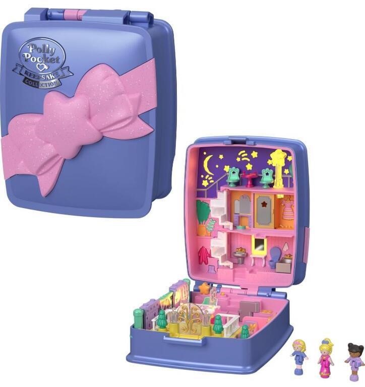 POLLY POCKET COLLECTOR COMPACT WITH 3 MICRO