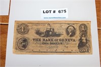 1817-1967 Bank of Geneva Note