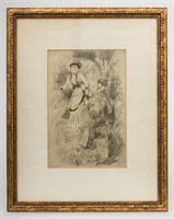 After Renoir - Descent from the Summit - Litho