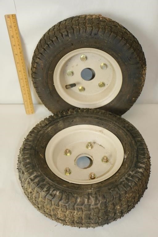 2 Wheels & TIres  13 x 5.00