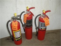 (3) Fire Extinguishers