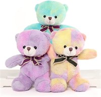 Rainbow Teddy Bear Stuffed Animals - Rainbow Tie