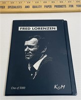 1992 K&M Fred Lorenzen Card Collection Book