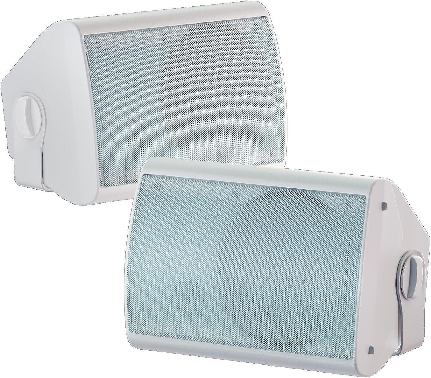 6.5 400W Outdoor Speakers  Wall Mount (White)