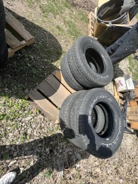 Goodyear Fortera tires /  Goodyear Wrangler tires
