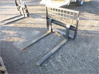 48" Skid Steer Forks & Frame (Unused)