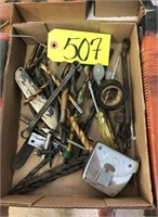 Drill bits, tape measurer, & more